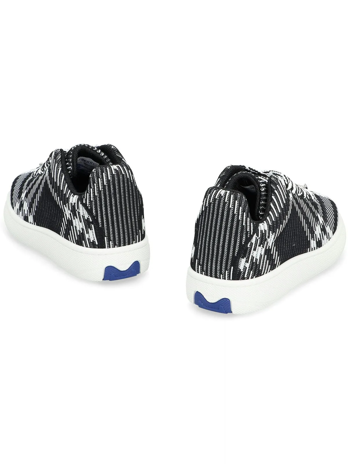 BLACK/WHITE CHECK PATTERN BOX SNEAKER