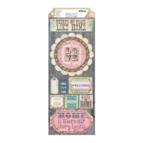 Bo Bunny Press - Prairie Chic - Home Again Sticker*