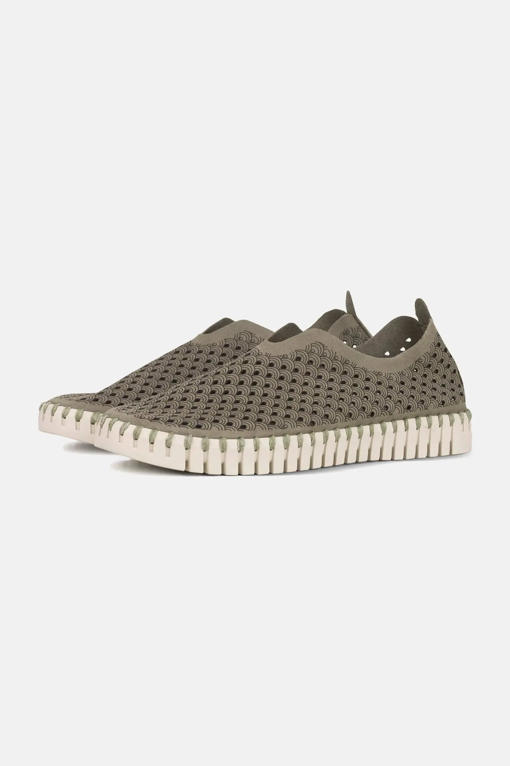 Ilse Jacobsen Microfiber Tulip Flats Deep Olive