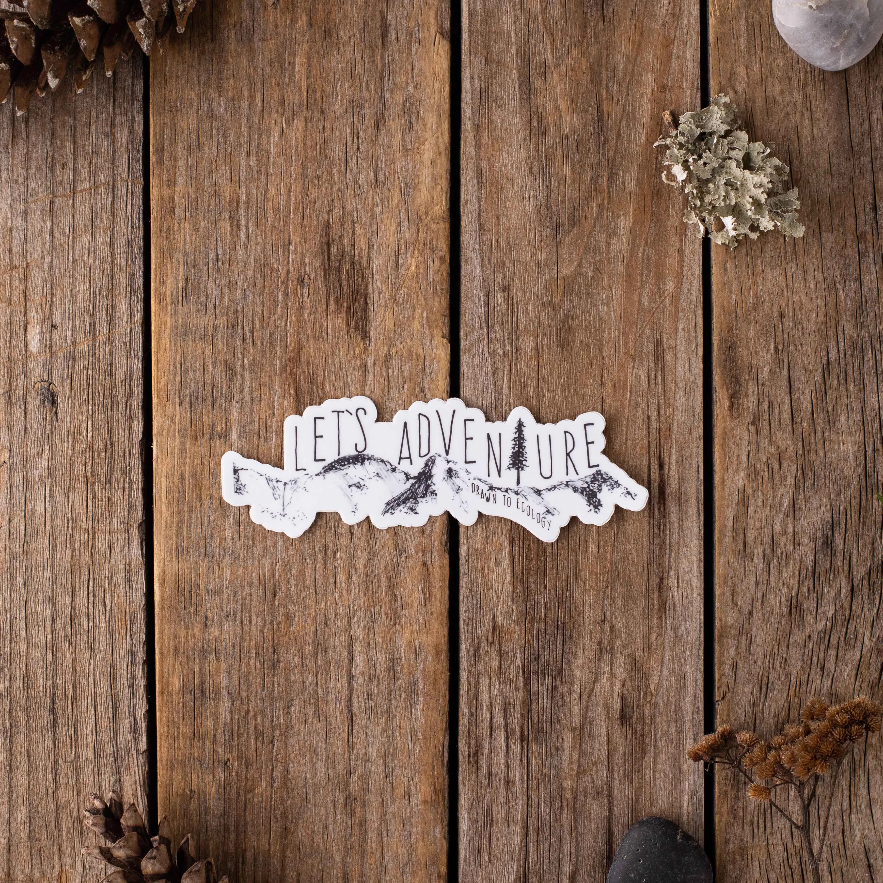 Let's Adventure Sticker