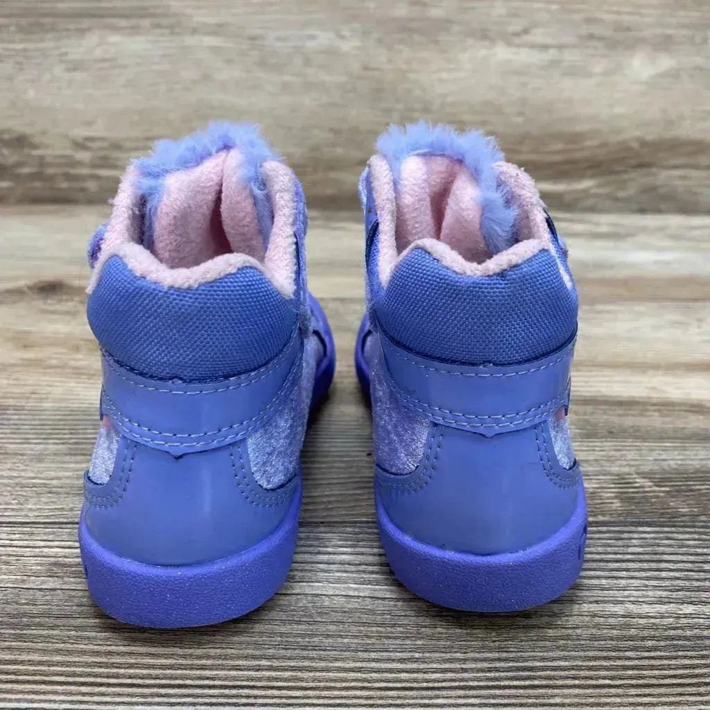 Pediped Flex Logan Perriwinkle High Top Sneakers sz 9-9.5c