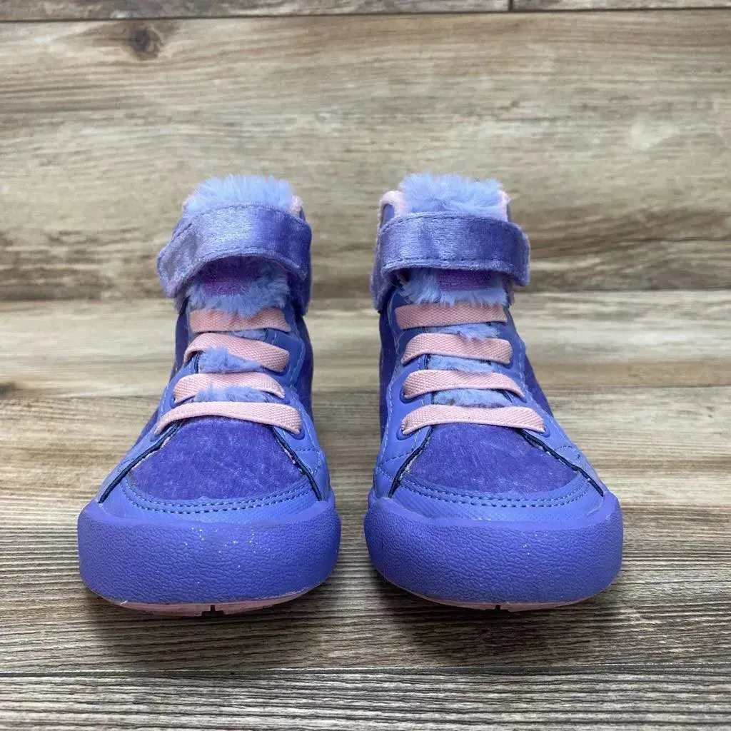 Pediped Flex Logan Perriwinkle High Top Sneakers sz 9-9.5c