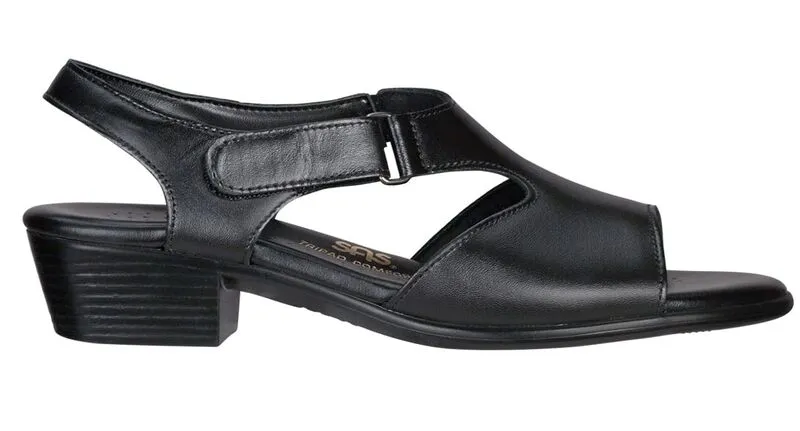 SAS Suntimer Heel Strap Sandal- Black