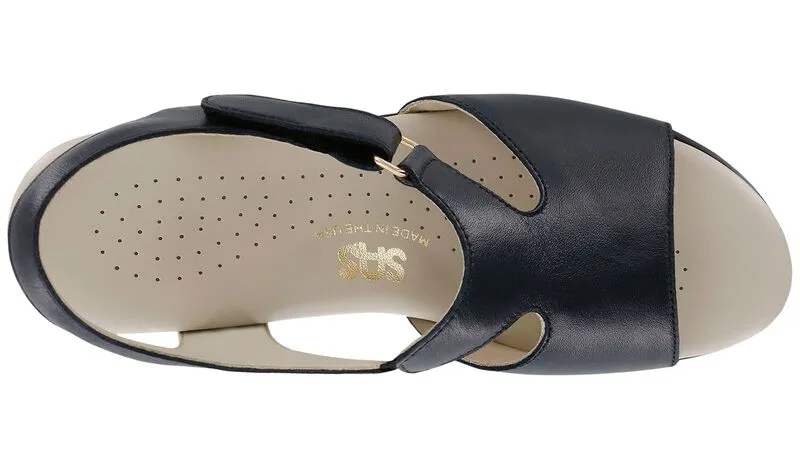 SAS Suntimer Heel Strap Sandal- Navy