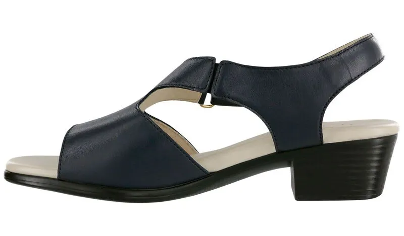 SAS Suntimer Heel Strap Sandal- Navy