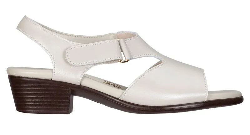 SAS Suntimer Heel Strap Sandal- Pearl Bone