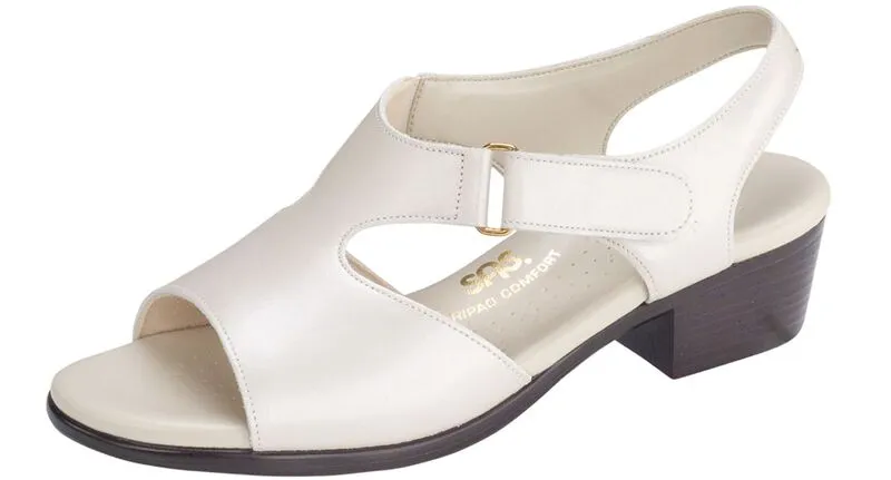 SAS Suntimer Heel Strap Sandal- Pearl Bone